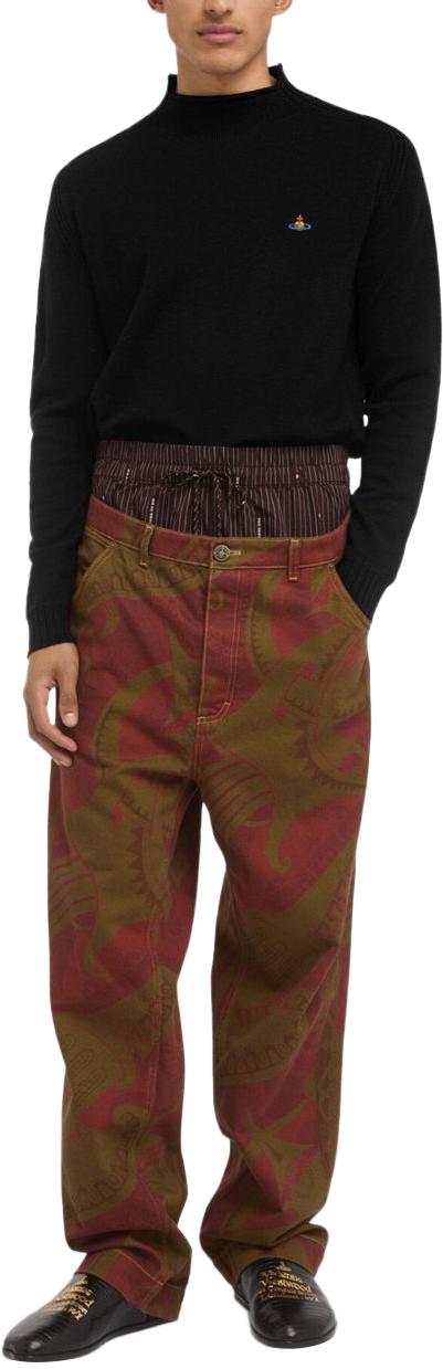 25FW 비비안웨스트우드 스웨터 27010017Y002MN401 BLACK - VIVIENNE WESTWOOD