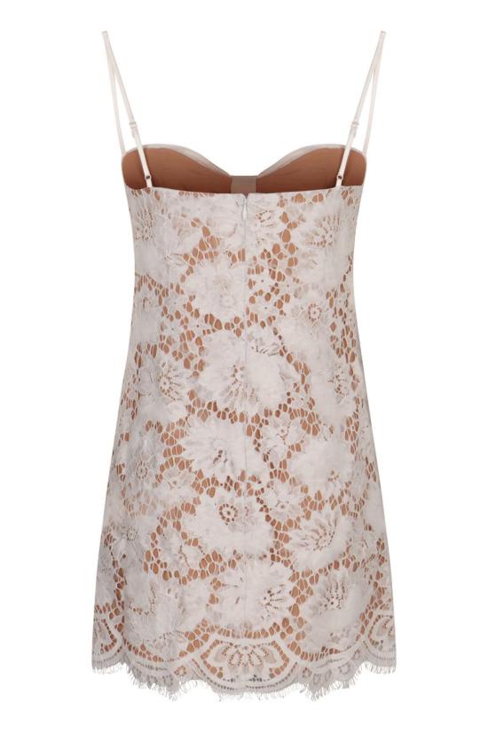 25FW 셀프 포트레이트 숏 원피스 AW25201SAW WHITE - SELF PORTRAIT