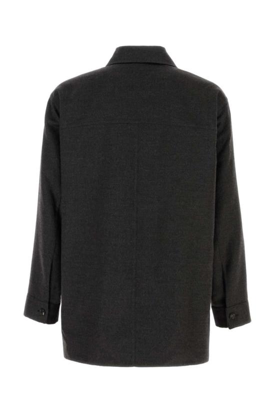 25FW 보테가베네타 긴팔 셔츠 830104VKOW0 1307 GREY - BOTTEGA VENETA