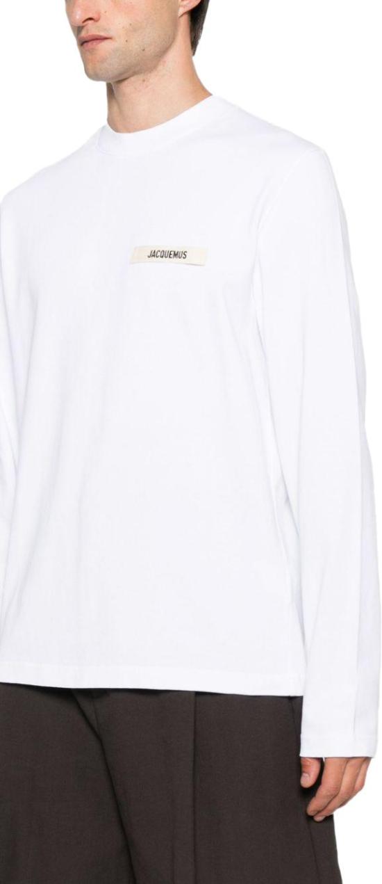 25FW 자크뮈스 그로그랭 긴팔 티셔츠 TSM00570AJ00226100 WHITE - JACQUEMUS