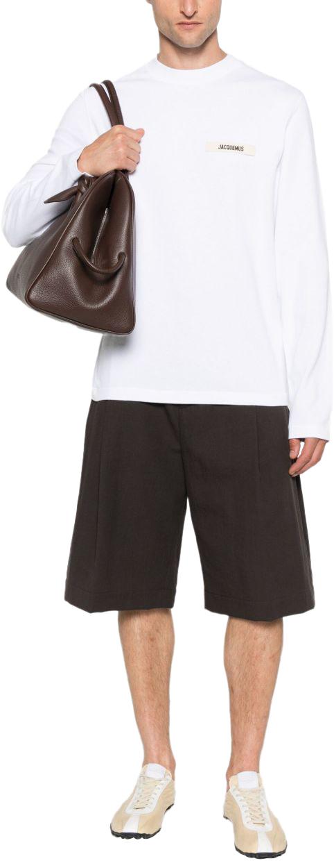 25FW 자크뮈스 그로그랭 긴팔 티셔츠 TSM00570AJ00226100 WHITE - JACQUEMUS