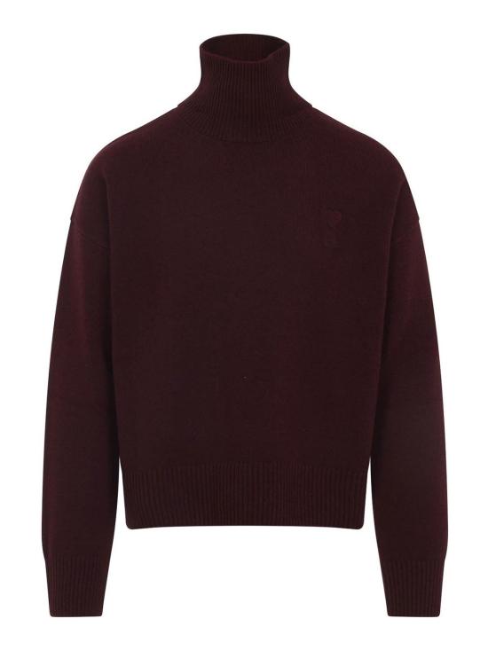  아미 ADC 울 캐시미어 퍼널넥 스웨터 UKS821KN0071692 Pink