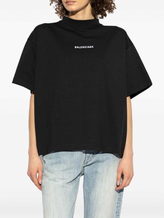  발렌시아가 반팔 티셔츠 818431TPVK11070 BLACK - BALENCIAGA