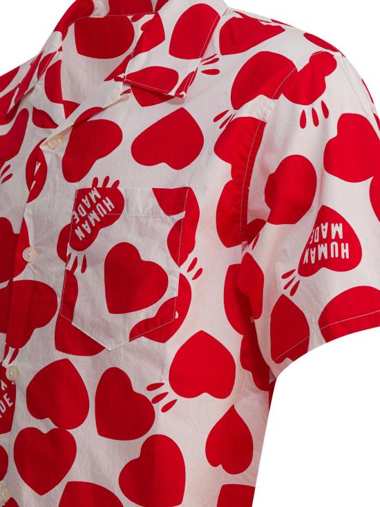 25FW 휴먼메이드 반팔 셔츠 HM29SH026 WHITE - HUMANMADE