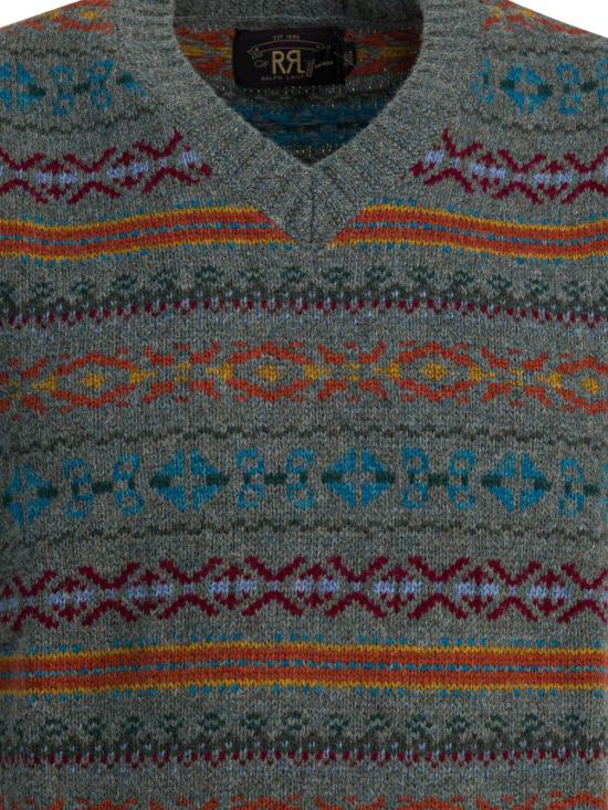 25FW 더블알엘 니트 베스트 782973219001 SAGE BLUE MULTI - RRL