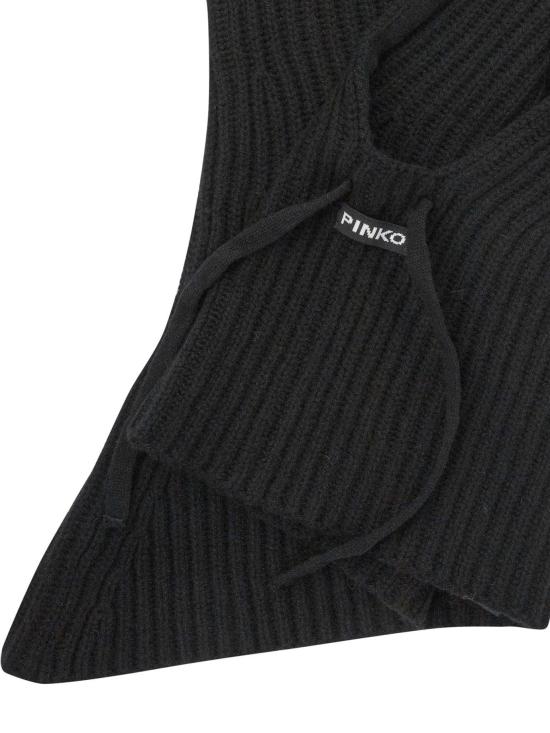 25FW 핑코 이어플랩 캡 104494 A2Z1Z99 BLACK - PINKO