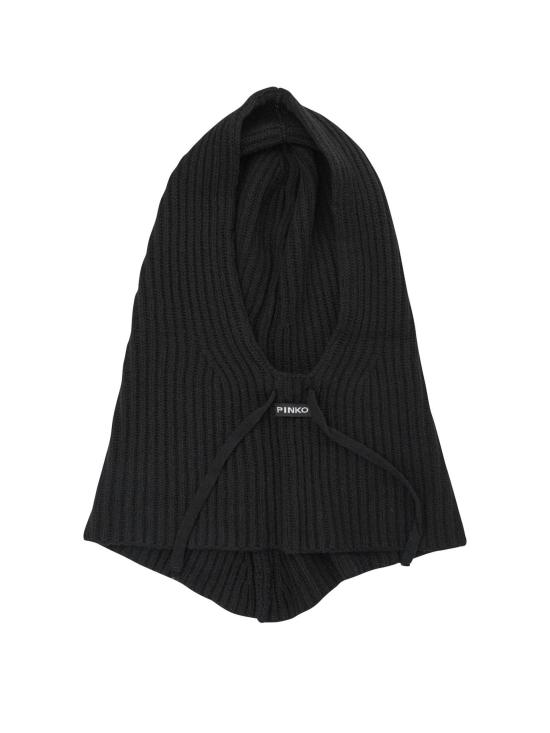 25FW 핑코 이어플랩 캡 104494 A2Z1Z99 BLACK