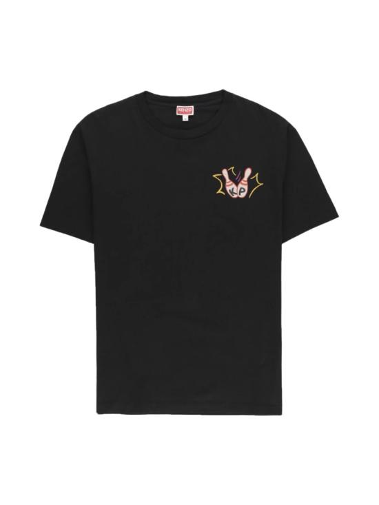  겐조 반팔 티셔츠 FD55TS4534SG30 Black