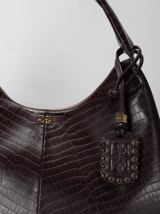 25FW 가니 숄더백 A6801 Brown - GANNI