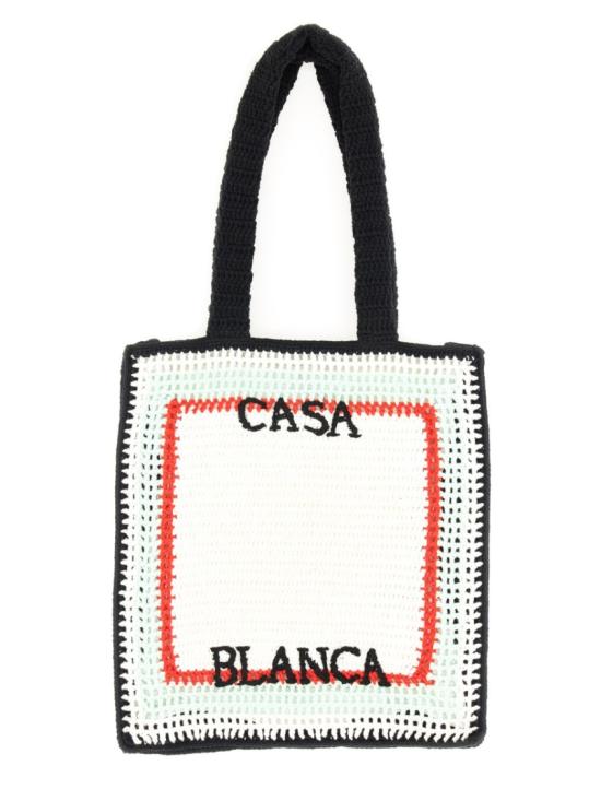 25FW 카사블랑카 토트백 APF25 BAG 139 01WHITE White - CASABLANCA