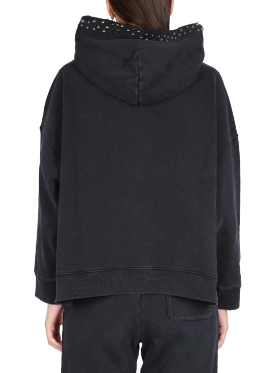  베르사체 후드 티셔츠 1008170 1A065312B110 Black - VERSACE