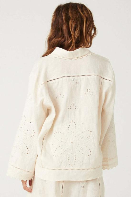  SPELL & THE GYPSY COLLECTIVE 블라우스 스펠 앤 더 지프시 콜렉티브 파이퍼 셔츠 앤틱 크림 - OTHER BRANDS