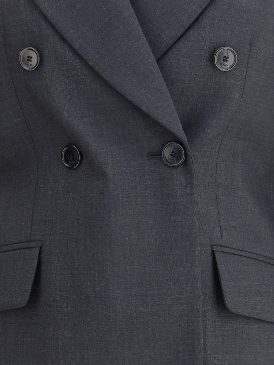 25FW 구찌 더블 브레스티드 울 자켓 840785Z7ASP 1054 GREY - GUCCI