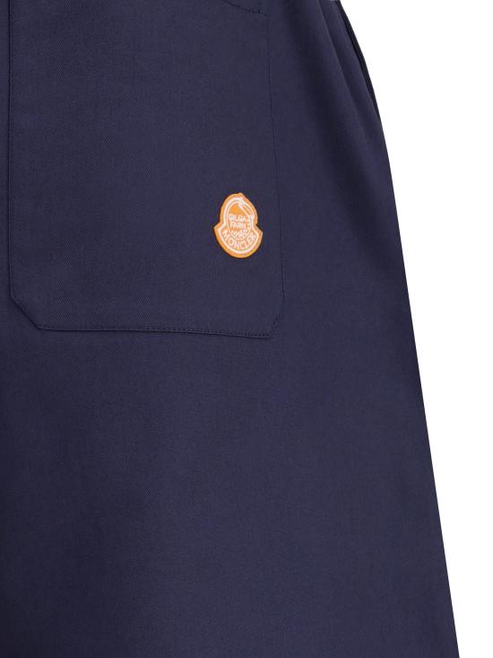 25FW 몽클레어 X 도널드 글로버 스트레이트 팬츠 K24022A00001598EC 786 BLUE - MONCLER X DONALD GLOVER