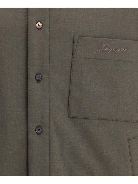 25FW 자크뮈스 긴팔 셔츠 OUM00116AW00670 580 KHAKI - JACQUEMUS
