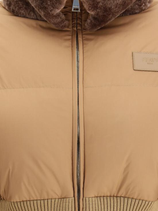 25FW 펜디 숏패딩 FAN214AT8V F1T6O BROWN - FENDI