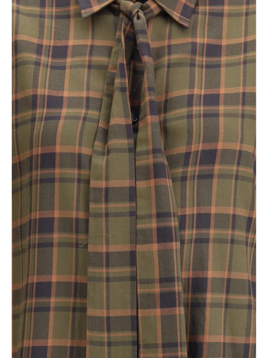 25FW 생로랑 셔츠 838890Y33IA 2883 GREEN - SAINT LAURENT