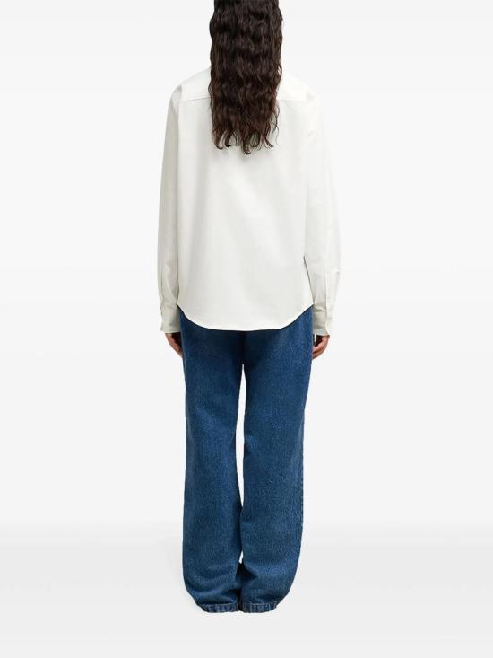 25SS 아미 ADC버튼 다운 긴팔 셔츠 BFUSH063CO0031168 White - AMI