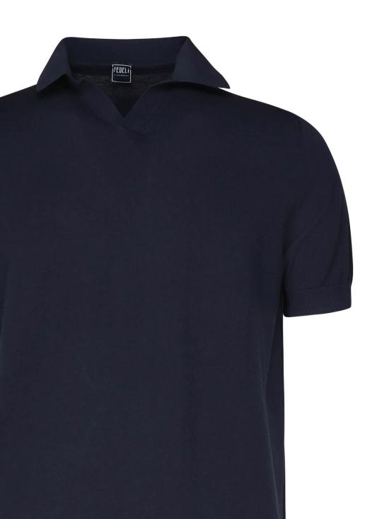 25FW 페델리 폴로 티셔츠 8UED5914626 Blue - FEDELI