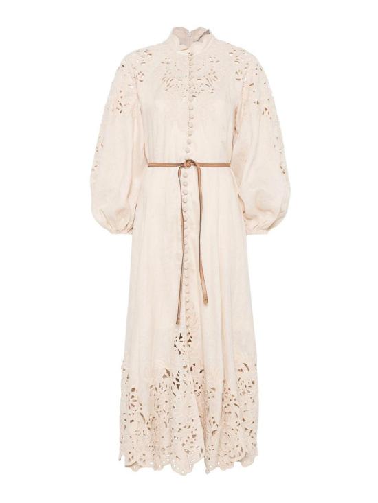  짐머만 미디 스커트 1743DRS251CRM Beige