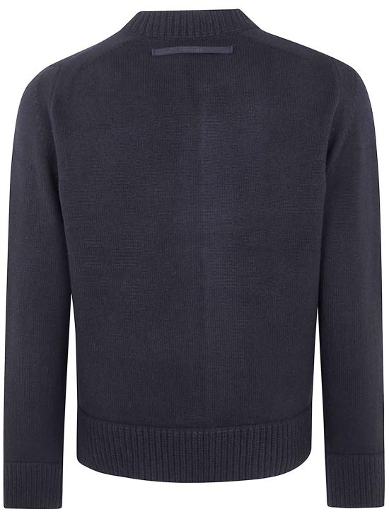 25FW 사카이 집업 니트 25 03833M 001 BLACK - SACAI