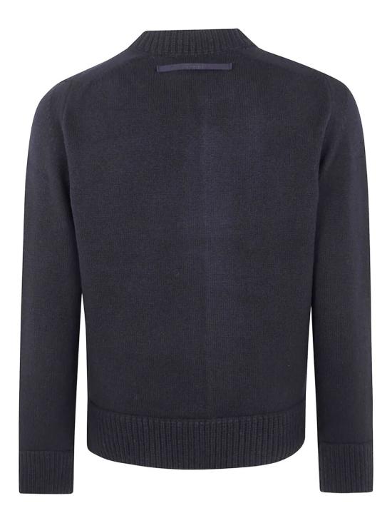 25FW 사카이 집업 니트 25 03833M 001 BLACK - SACAI