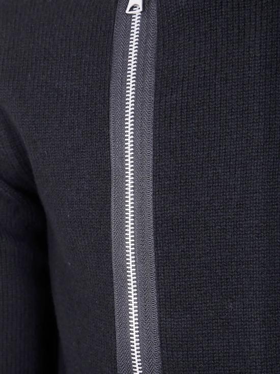 25FW 사카이 집업 니트 25 03833M 001 BLACK - SACAI