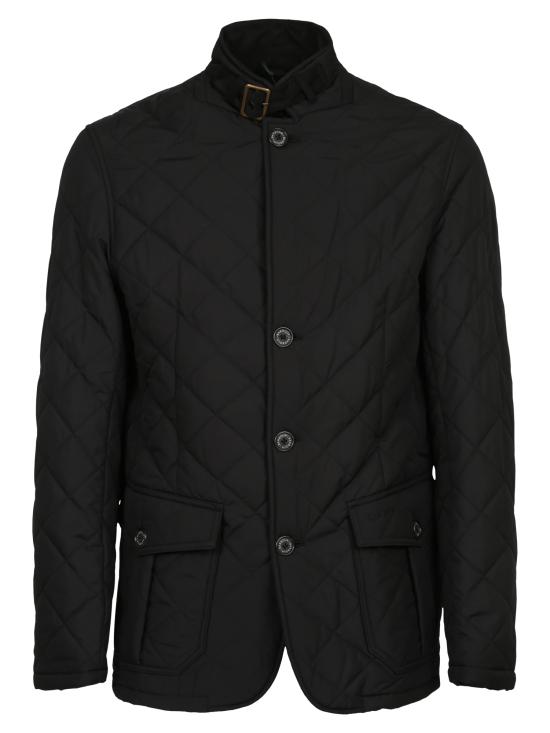 26FW 바버 퀼티드 루츠 자켓 MQU0508 MQU BK11 Black