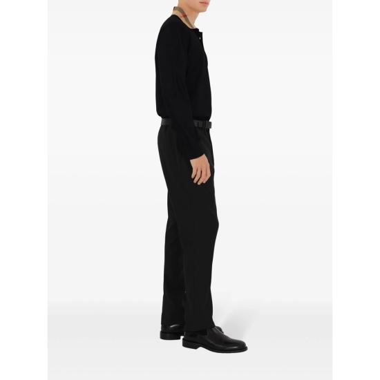 26SS 버버리 코튼 폴로셔츠 8098812 CODY LS A1189 BLACK - BURBERRY