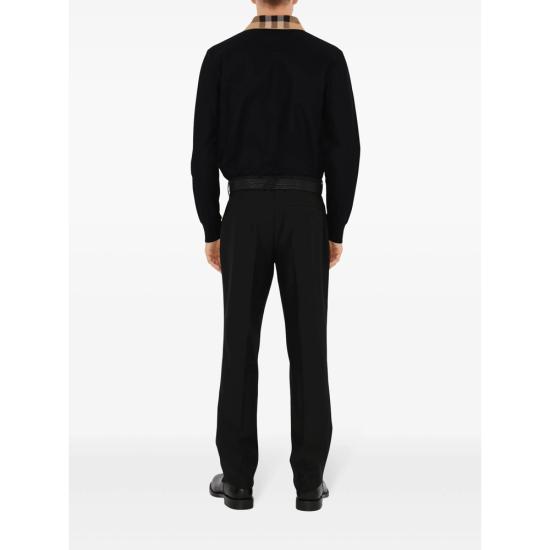 26SS 버버리 코튼 폴로셔츠 8098812 CODY LS A1189 BLACK - BURBERRY