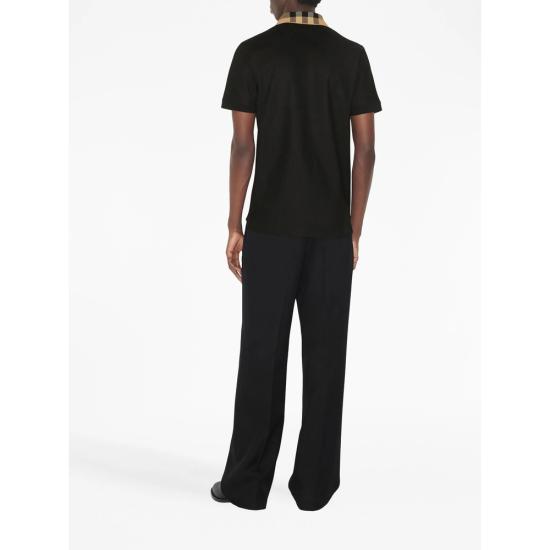 26SS 버버리 코튼 폴로 셔츠 8071620 CODY A1189 BLACK NEUTRALS - BURBERRY