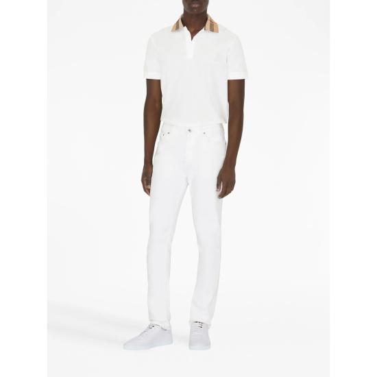 26SS 버버리 코튼 폴로 셔츠 8071621 CODY A1464 WHITE - BURBERRY