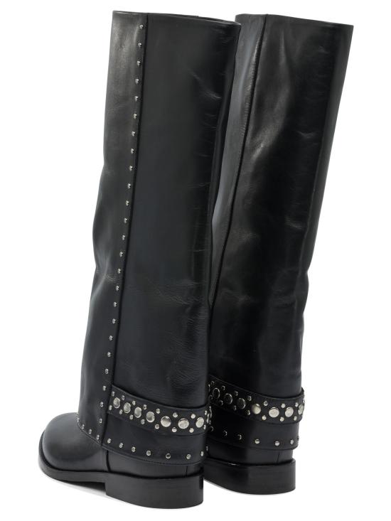 25FW 스트레티지아 부츠 A5728TALCO NERO Black - STRATEGIA