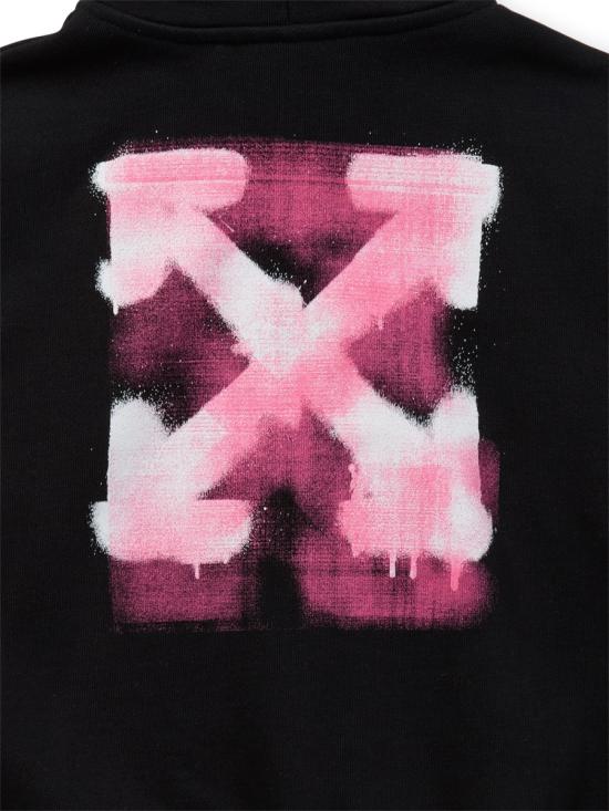 25FW [키즈] 오프화이트 트레이닝 상의 OGBE001K F25FLE0011032 BLACK - OFF WHITE