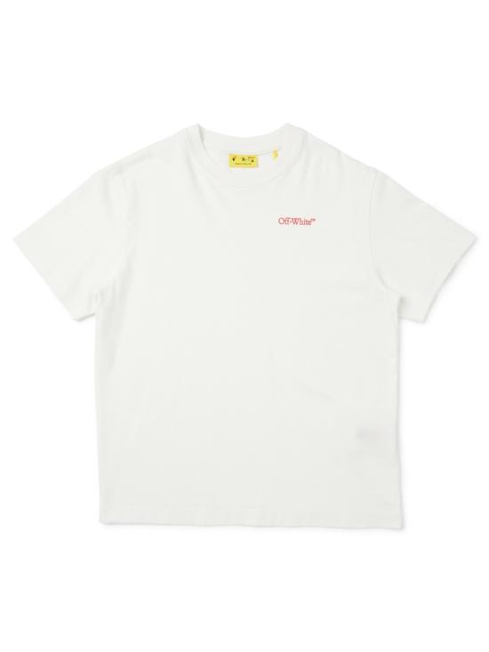 25FW [키즈] 오프화이트 티셔츠 OB2B001K F25JER0018484 MULTICOLOUR - OFF WHITE