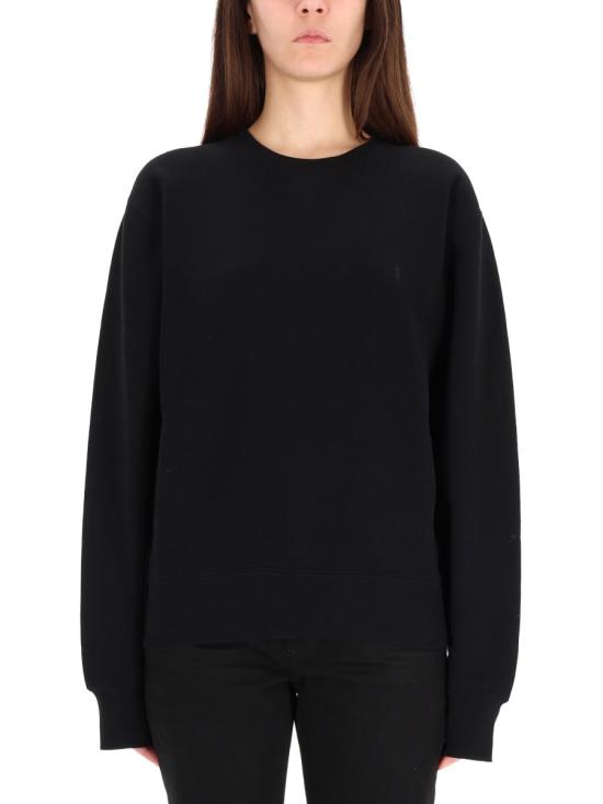 26FW 생로랑 긴팔 티셔츠 823184 Y36SW1000 BLACK - SAINT LAURENT