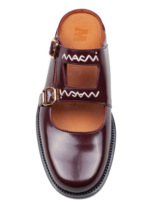 26SS 마르니 로퍼 SBMS010202PS67900R90 Dark Red - MARNI