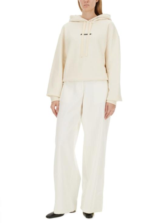  질샌더 후드 티셔츠 J40GU0002 J20010279 Neutrals - JIL SANDER