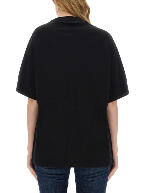  팜앤젤스 반팔 티셔츠 PWAA017 R24JER0021001 Black - PALM ANGELS