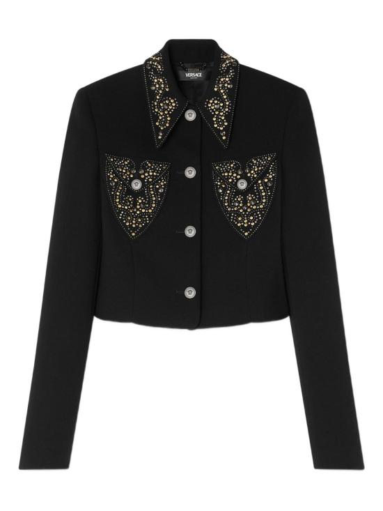 25FW 베르사체 자켓 10213191A12789 1B000 Black