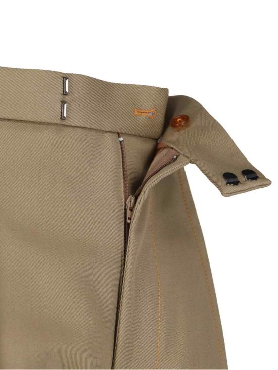 25SS 비비안웨스트우드 스트레이트 팬츠 1F01000W W011YC404 Brown - VIVIENNE WESTWOOD