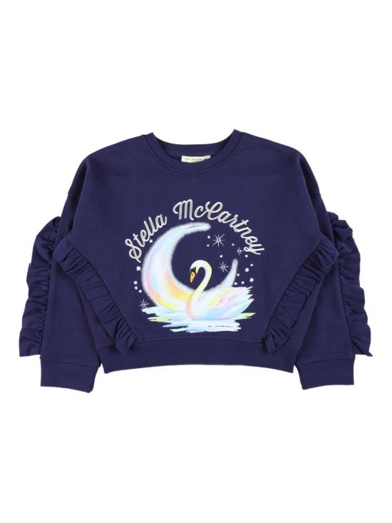 25FW [키즈] 스텔라 맥카트니 니트/스웻셔츠 TX4D00 Z3059 667 Blue