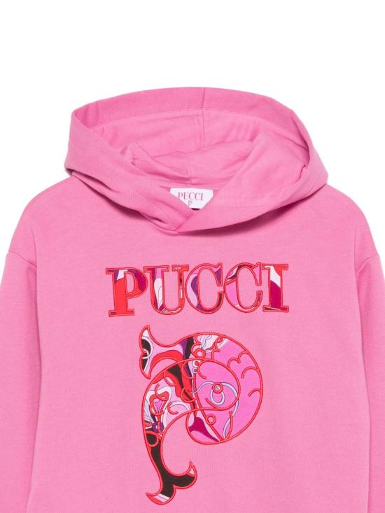 25FW [키즈] 에밀리오푸치 니트/스웻셔츠 PX4A50 Z3183 543 Pink - EMILIO PUCCI