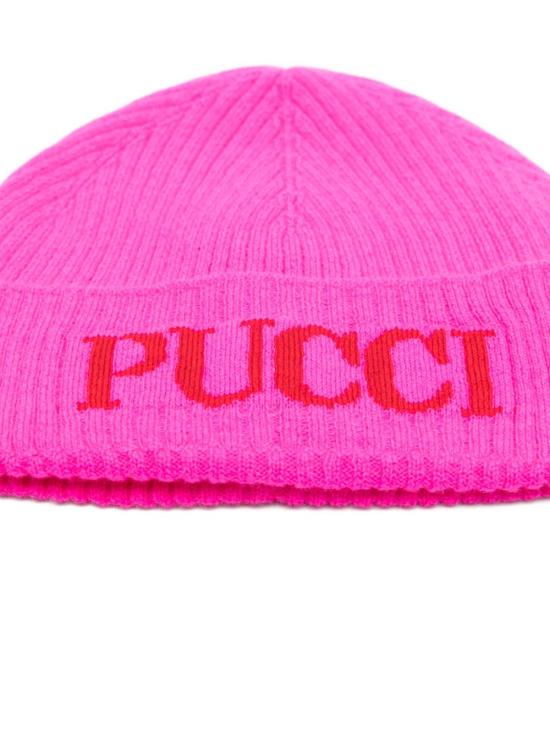 25FW [키즈] 에밀리오푸치 모자 PX0A27 Z2362 590 Fuchsia - EMILIO PUCCI