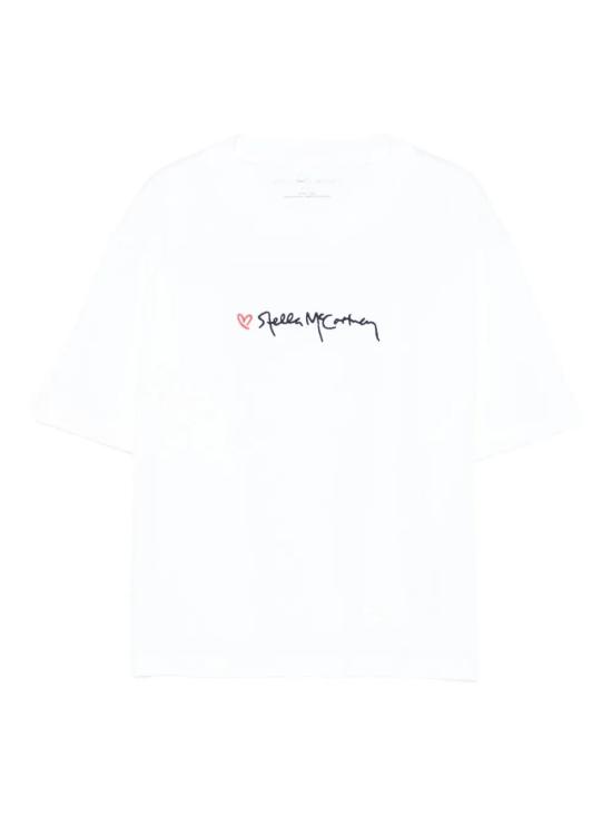 25FW [키즈] 스텔라 맥카트니 티셔츠 TX8C51 Z0434 100 White