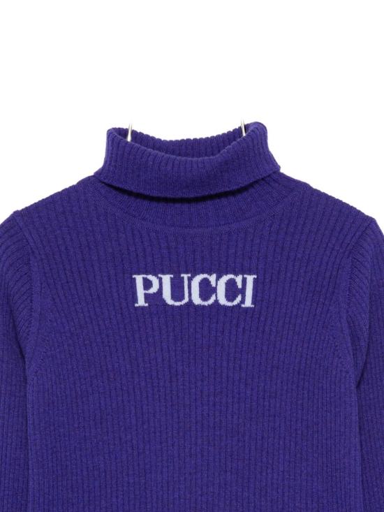 25FW [키즈] 에밀리오푸치 니트/스웻셔츠 PX9A70 Z2362 529 Purple - EMILIO PUCCI