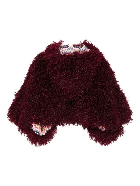 25FW [키즈] 미소니 케이프 MX2A30 H0065 418 Bordeaux - MISSONI