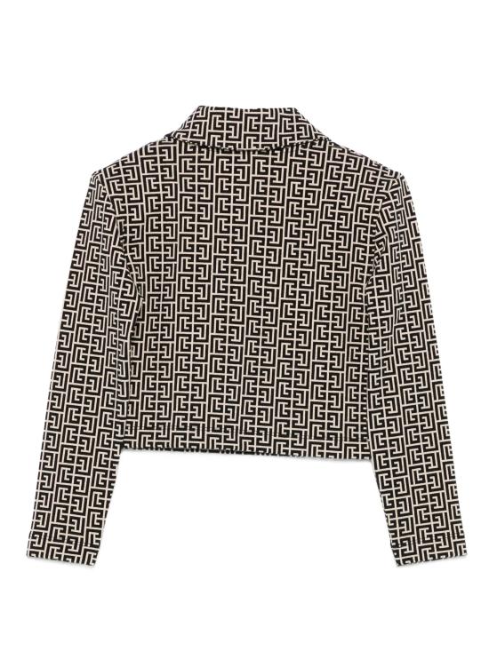 25FW [키즈] 발망 셔츠 BX8B10 Z2411 106NE Cream - BALMAIN