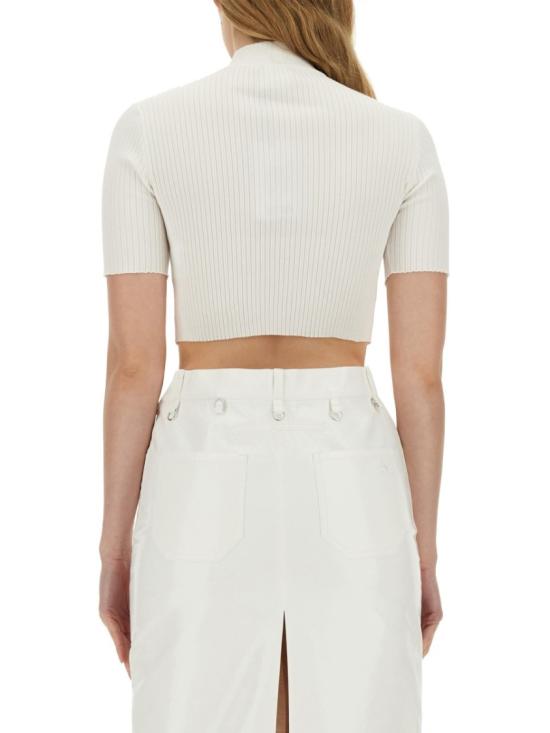  쿠레쥬 반팔 티셔츠 124MPU135 FI00010001 White - COURREGES