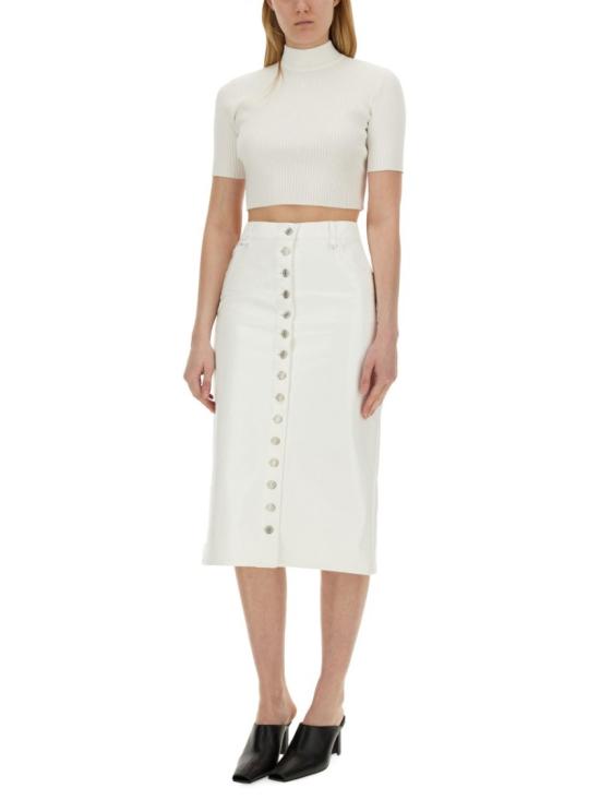  쿠레쥬 반팔 티셔츠 124MPU135 FI00010001 White - COURREGES